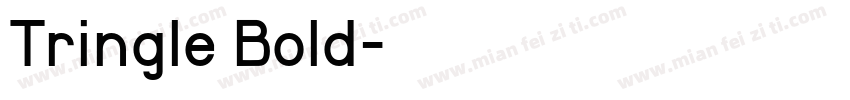 Tringle Bold字体转换